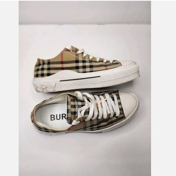 Burberry Checkered Platform Sneakers - Picture 5 of 12